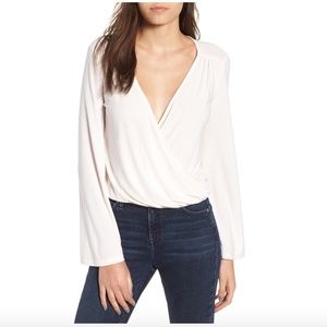 Leith Easy Bell Sleeve Wrap Top - NWT - Sz S